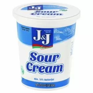 J and J Sour Cream 16 oz
